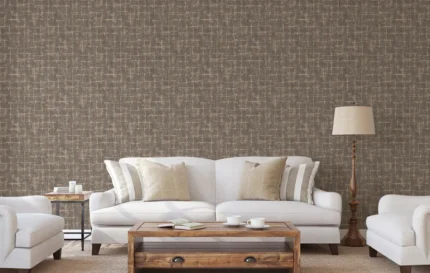 Beige Embossed Wallpaper – Dimensional Accents (7813-5)